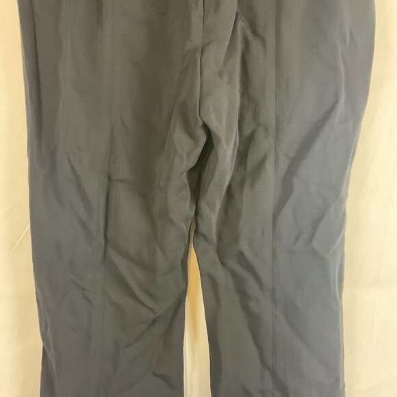 CO Fall-Winter 2020 Pants M Black Elastic Waist Back Zipper Straight Leg - Picture 7 of 9